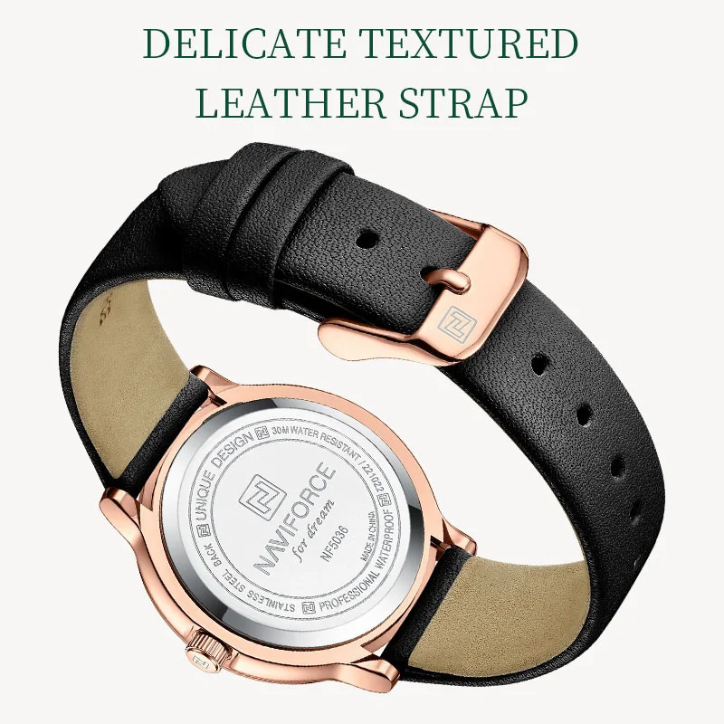 NAVIFORCR Brand Watches For Women Fashion Luxury Ladies Quartz Waterproof  High Quality Wristwatches Relogio Feminino 2023