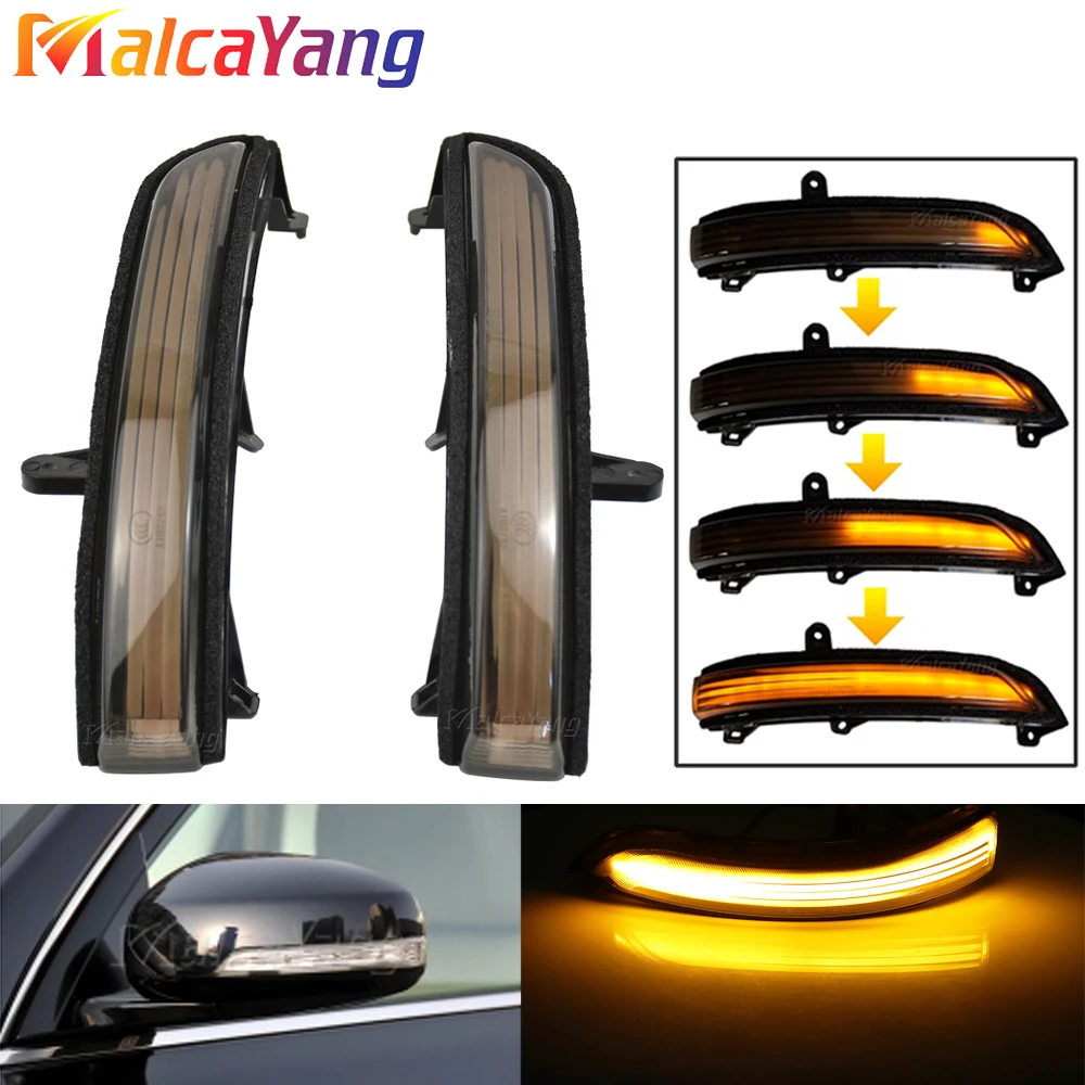 

2 шт., светодиодный динамический поворотник для Nissan Teana J32 2008 2009 2010 2011 2012