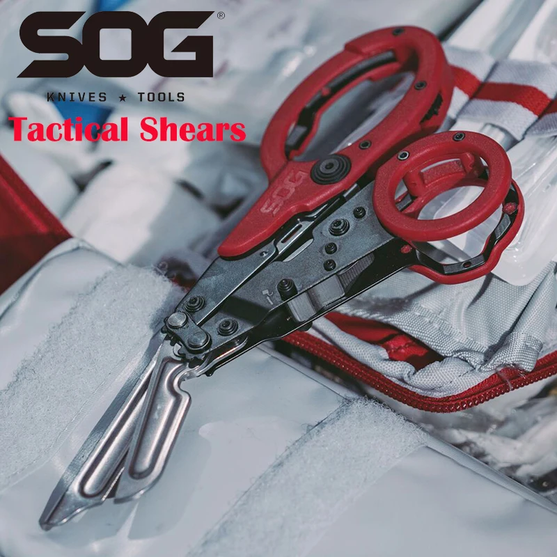 

SOG Tactical Shears EDC Multi-Tool Folding Pliers Screwdriver Batch Head Group Outdoor Hunting Camping