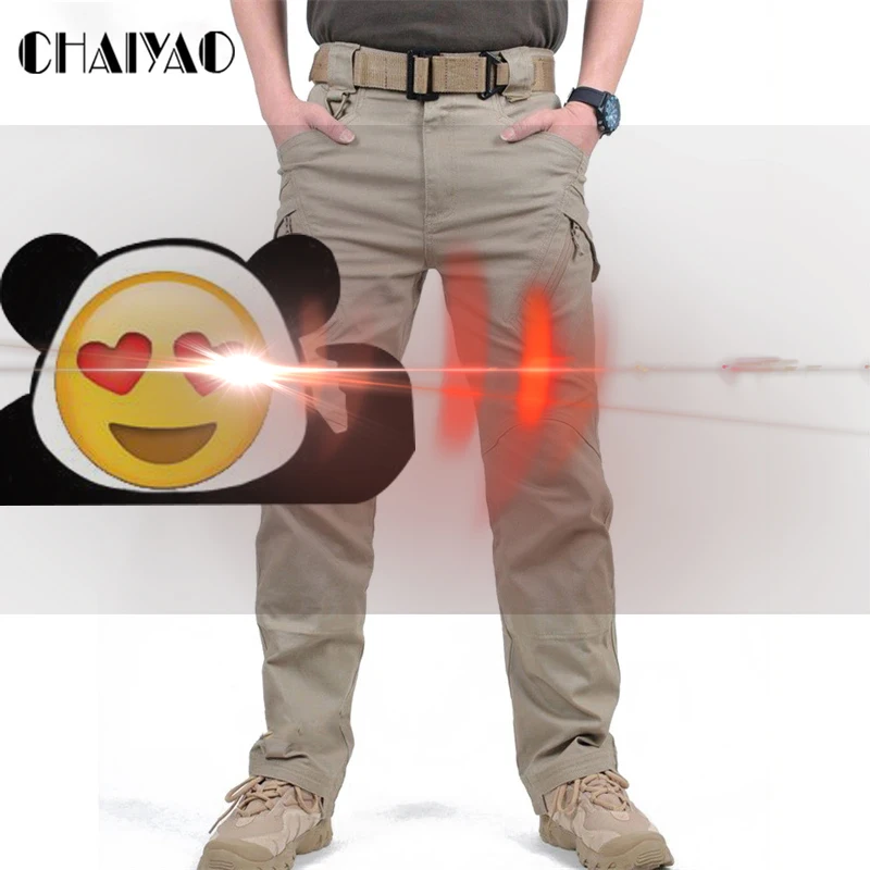 

IX9 City Tactical Cargo Pants Men Combat SWAT Army Military Pants Cotton Many Pockets Stretch Flexible Man Casual Trousers XXXL