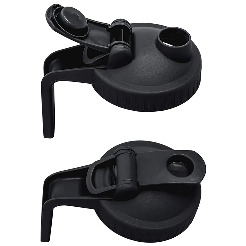 

Крышки для банка Mason с широким горлышком, крышка с откидной крышкой и ручкой с герметичным уплотнением и легким носиком, многоразовые консер...