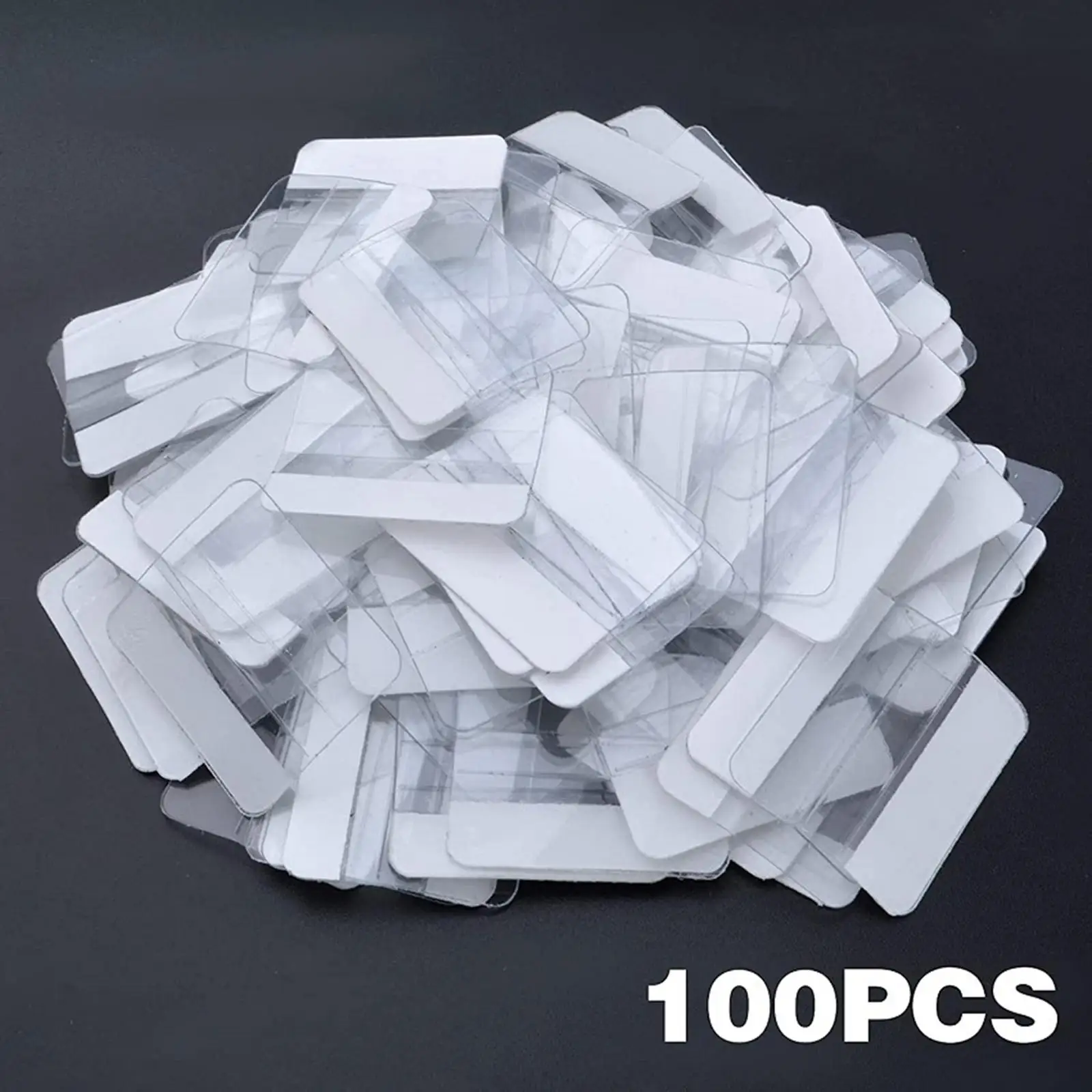 

100Pcs Earring Card Adapters Adhesive Hanging Tab Holder for Girls