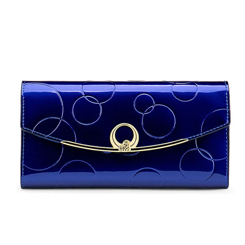 

Fashion Luxury Women's Wallet Clutch Genuine Leather Wallet Long RFID Blocking Business Card Holder Bag Purse Female