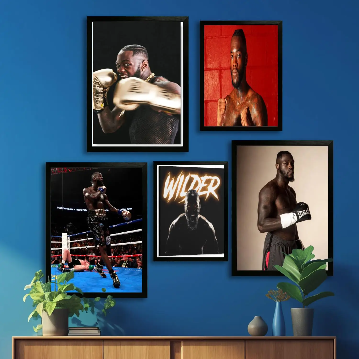 Художественный постер Deontay Wilder на холсте