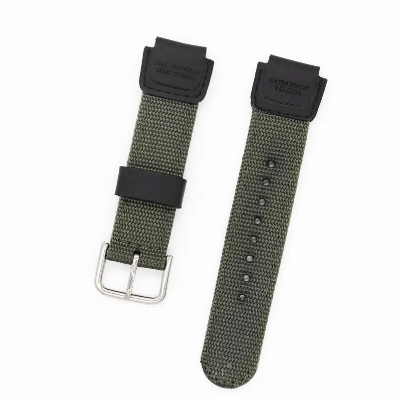 

Nylon Watchband Bracelet for Casio F-108WH W-215 W-216 Sport Watch Strap Belt Wristband for casio F108WH W216 W215 Bracelet Blac