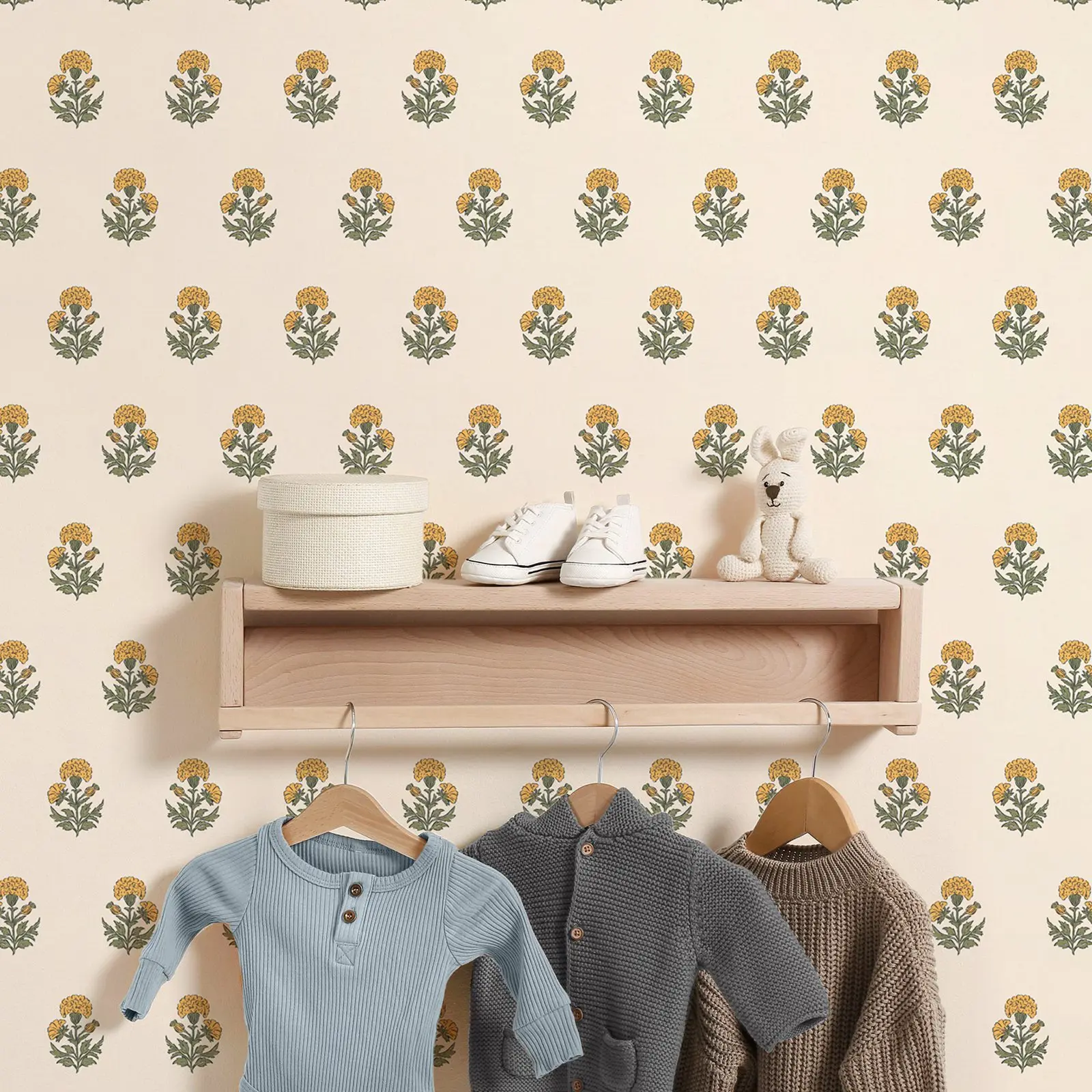 

Бумажные обои Pixel&Wall "Цветы календулы"