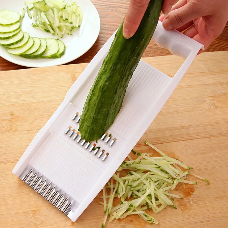

Newest Cucumber Vegetable Slicer Salad Cutter Kitchen Tools Shredder Cheese Fruit Carrot Grater Dropshipping