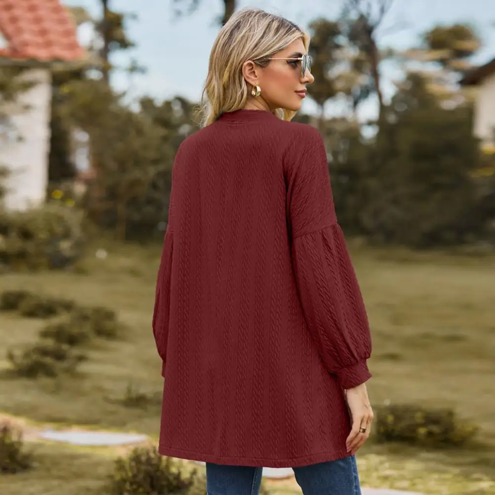 

Кардиган с открытой передней частью, куртка, осенний свитер, пальто, стильный женский вязаный кардиган, жакеты, мягкие повседневные куртки для весны и осени