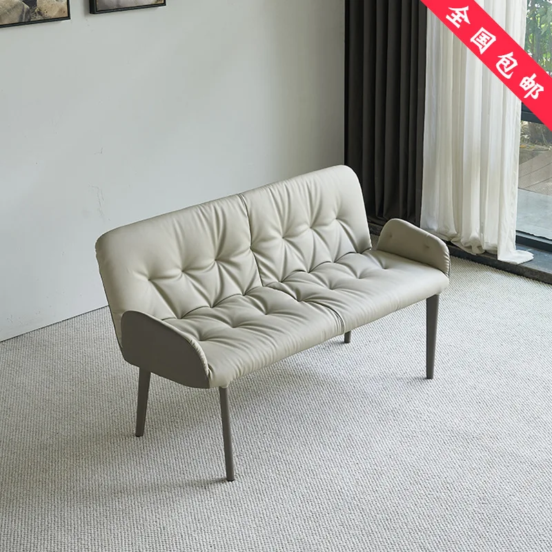 

C0245 в итальянском стиле, минималистичное кожаное обеденное кресло в скандинавском стиле, роскошный подлокотник, седло, стул для переговоров, дизайнерский r