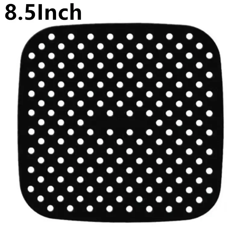 

Многоразовый силиконовый коврик для фритюрницы, антипригарный коврик для пароварки, внутренняя подкладка для выпечки, коврик для приготовления пищи, кухонные аксессуары, круглый квадрат