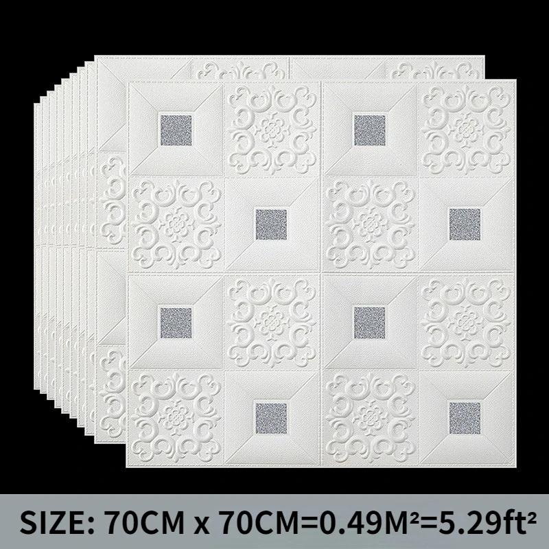 

New Self-adhesive Waterproof Wall Stickers Ceiling Bedroom Living Room DIY Wallpaper TV Background Wall Home Decorations
