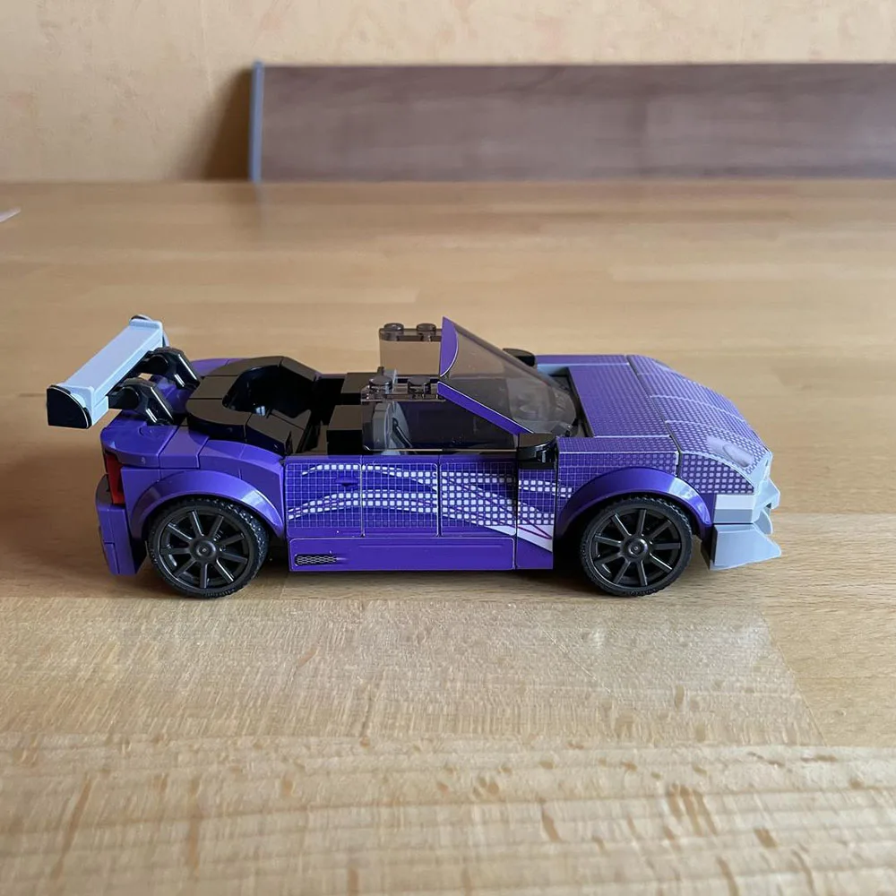 Poladeer 226 шт. Eclipse Spider Speed Champion гоночный автомобиль на заказ строительные блоки