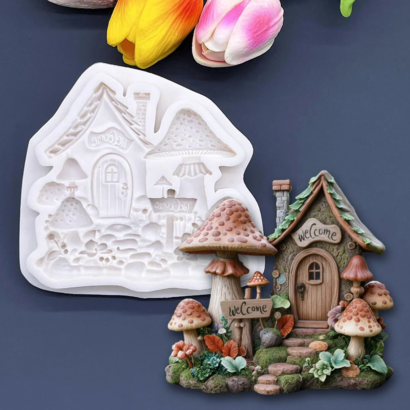 

Силиконовая форма для торта HANDLIFE Mushroom House