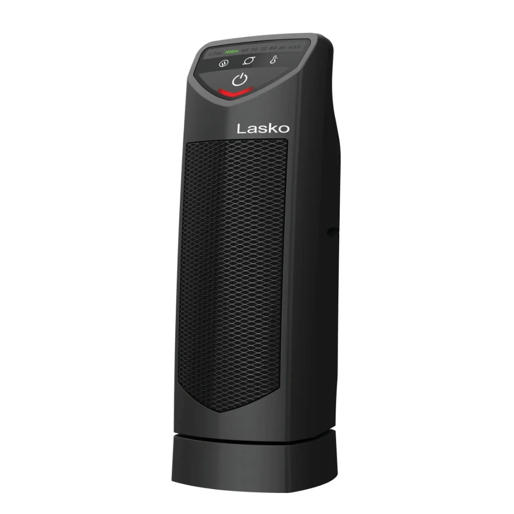 

Lasko 1500W 14" Oscillating Ceramic Electric Tower Space Heater, CT14320, Black, New