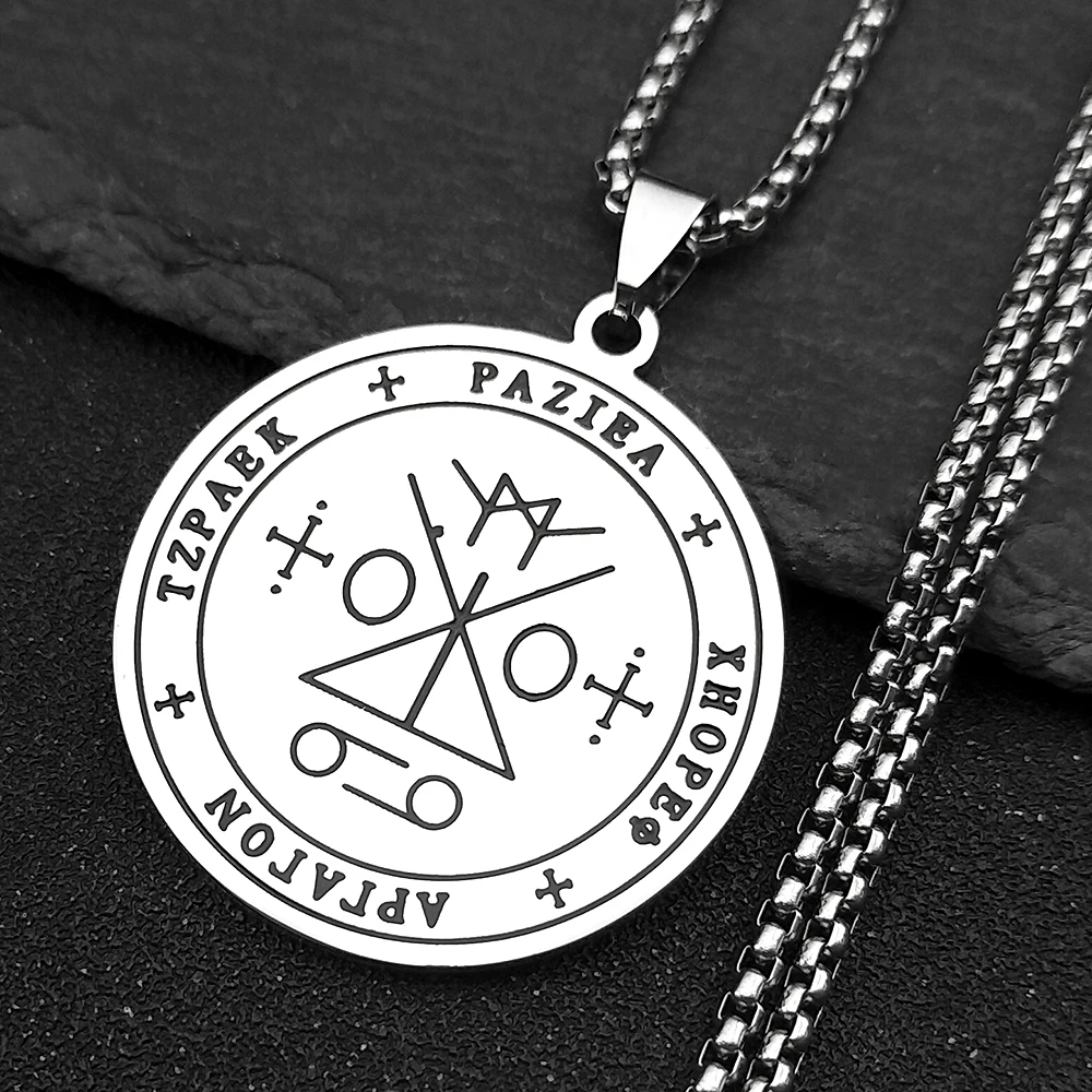 Ожерелье из нержавеющей стали с уплотнением ангела разила серебряное ожерелье