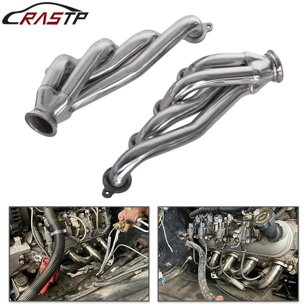 

RASTP-Exhaust Conversion Swap Header Manifold For Chevy GMC C10 1960-86 Trucks LS LS1 LS2 LS3 RS-CR1846