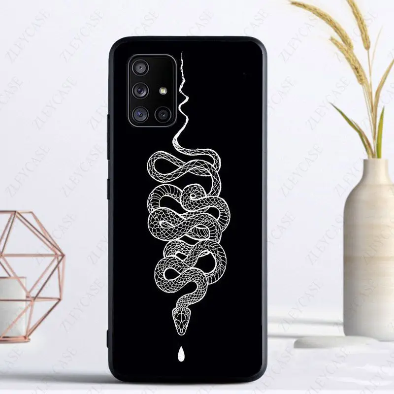 flower dragon snake hot phone cover for samsung galaxy a32 a12 a52 a22 5g a11 a21s a50 a10s a20e a30s a40 a51 a70 a71 a53 case free global shipping