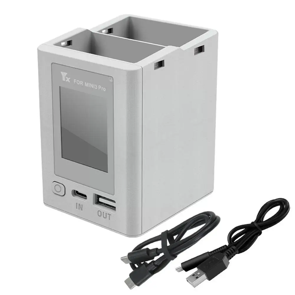 

Two-way Digital Display Charging Hub Battery Intelligent Charger for DJI Mini 3 Pro Charging Butler Power Bank Drone Access O7O2