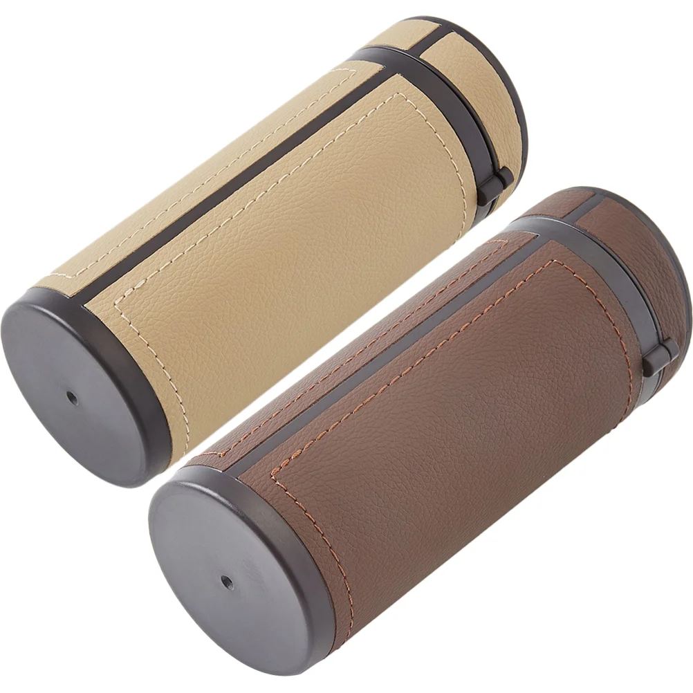 

2 Pcs Tissues Dispenser Paper Storage Containers Car Box Automotive Napkin Holder Decor Decorative Cylinder