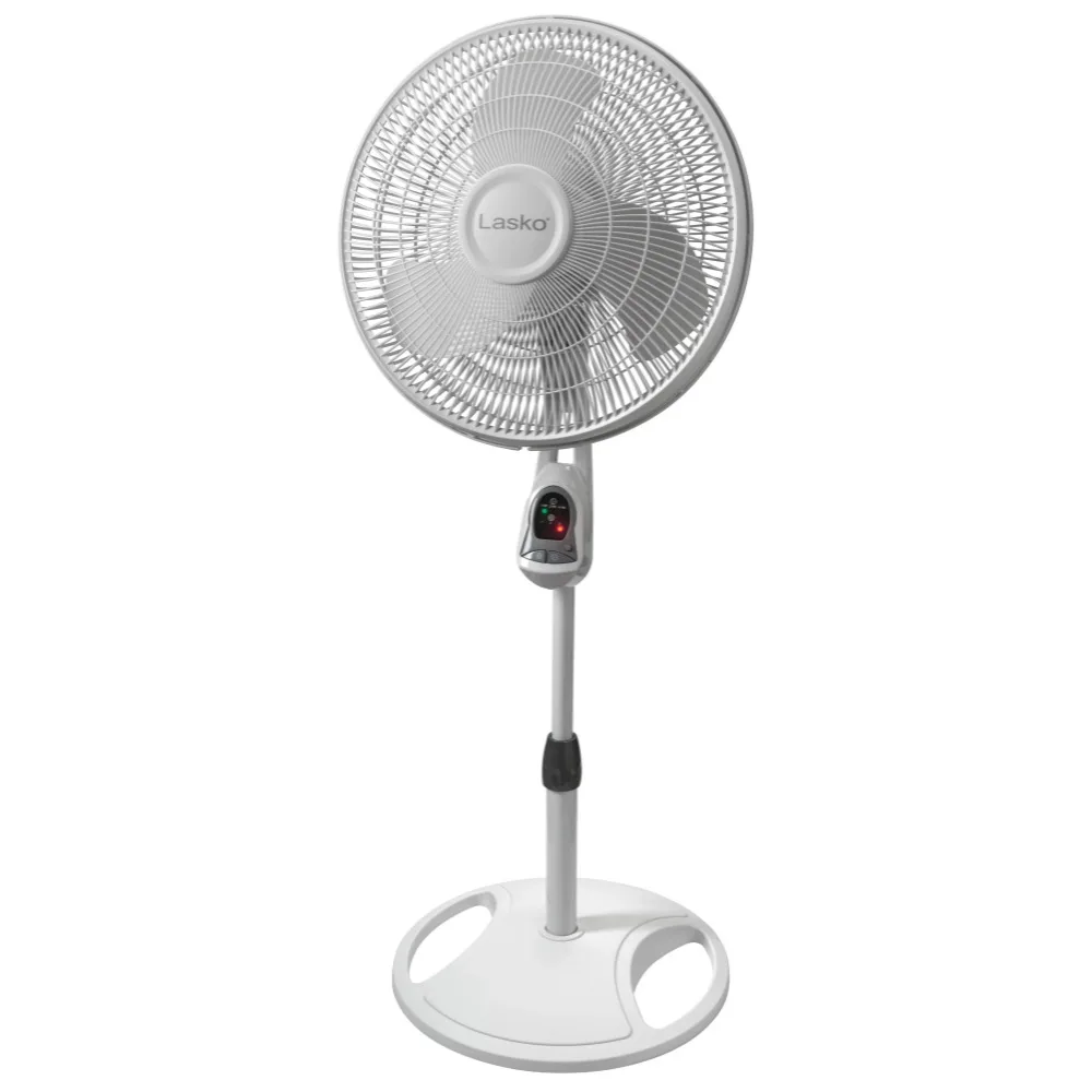 Lasko 16" 3-Speed Oscillating Pedestal Fan with Timer and Re
