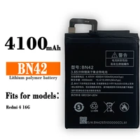 bn42 battery for xiaomi redmi 4 hongmi4 redmi4 standard version rechargeable replacement phone battery 4000mah