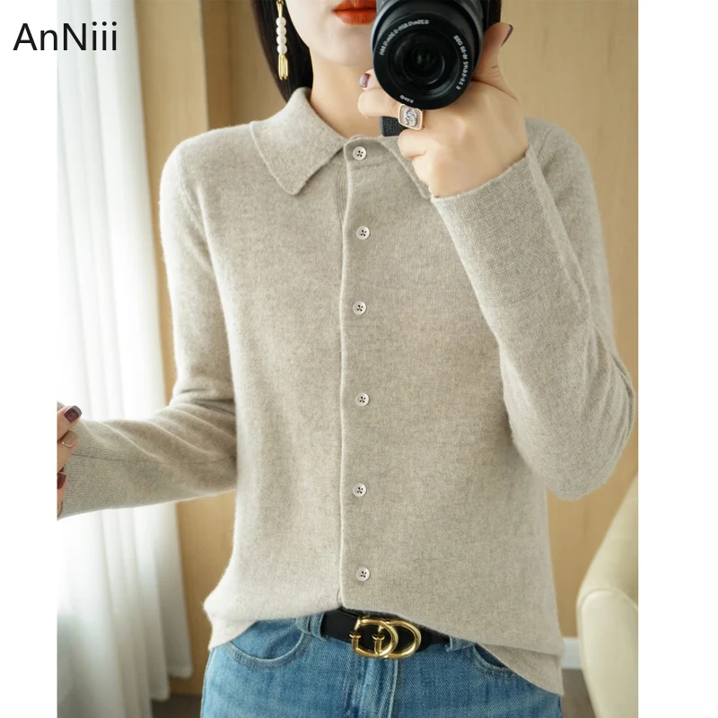 Женский Трикотажный Свитер оверсайз розовый и черный кардиган с длинным рукавом