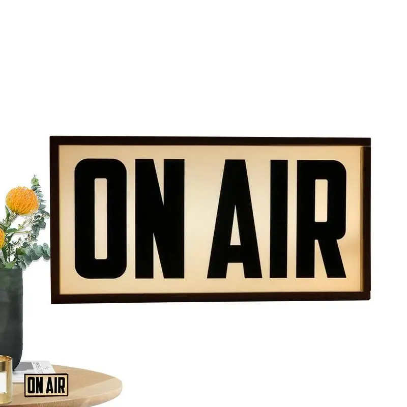 

On Air Light LED Lights Desk Lamp Lightbox Recording Sign Studio Decor Decorative Lights Battery Operated On Air Home Decoration