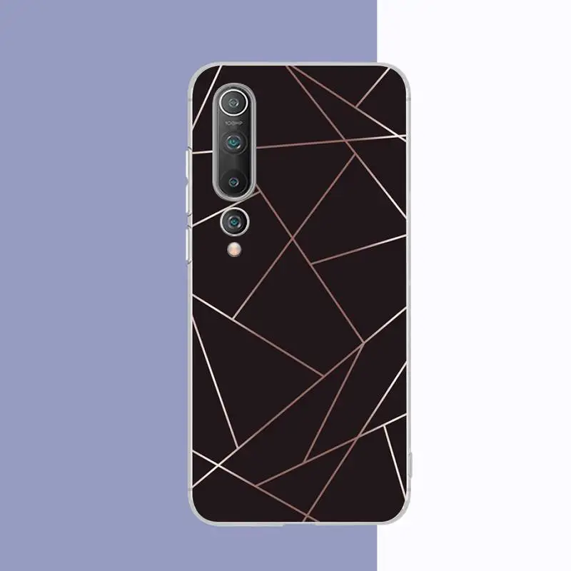 Геометрический мраморный чехол для телефона Samsung S21 A10 Redmi Note 7 9 Huawei P30Pro Honor 8X 10i |