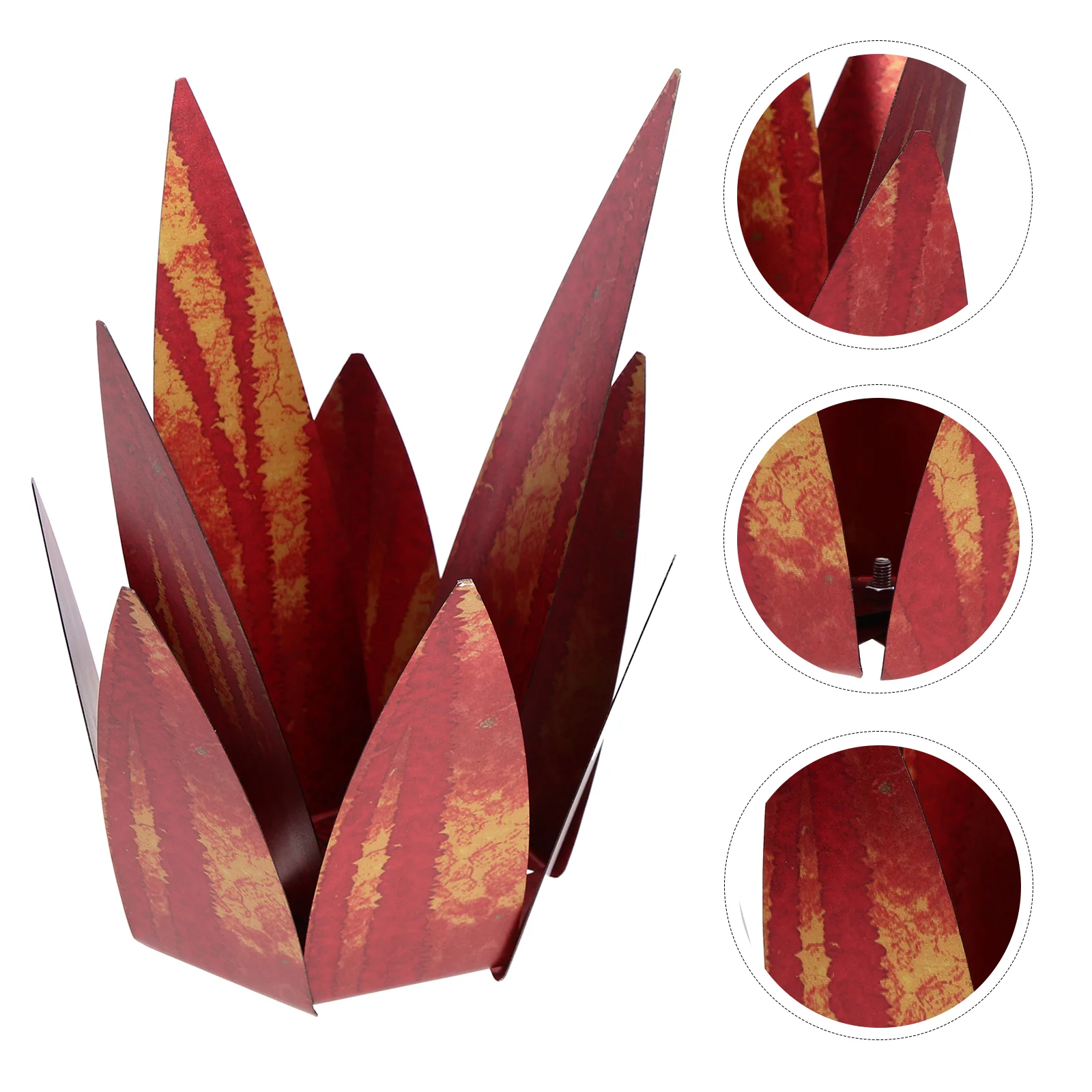 

2pcs Tequila Rustic Sculpture DIY Metal Agave Home Decor Rustic Hand Painted Metal Agave Garden Ornaments ( Mixed Color )