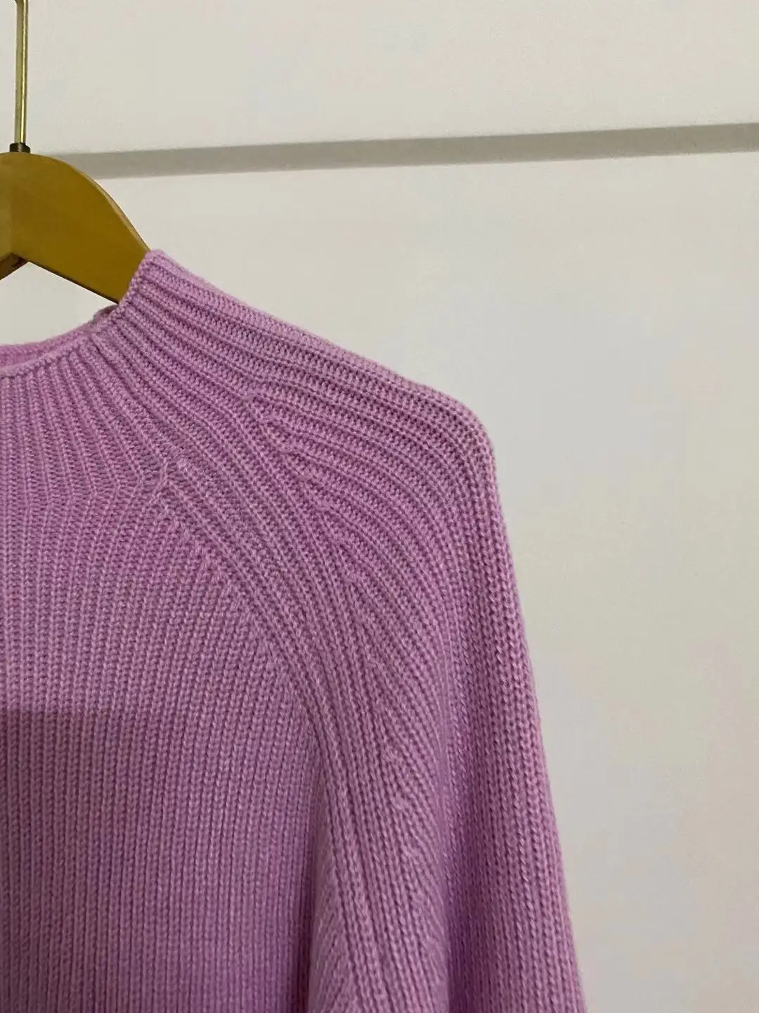 

Women Sweater Turtleneck Striped Long Sleeve Solid Color Loose Knitting Pullover