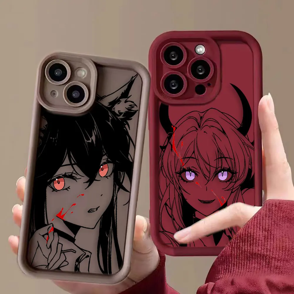 Чехол для телефона Genshin Impact Art Cover Google PIXEL 7 8 7A 8A 9 Oneplus 11 10R 8T NORD CE 4 LITE ACE 2 3 5G из ТПУ Funda