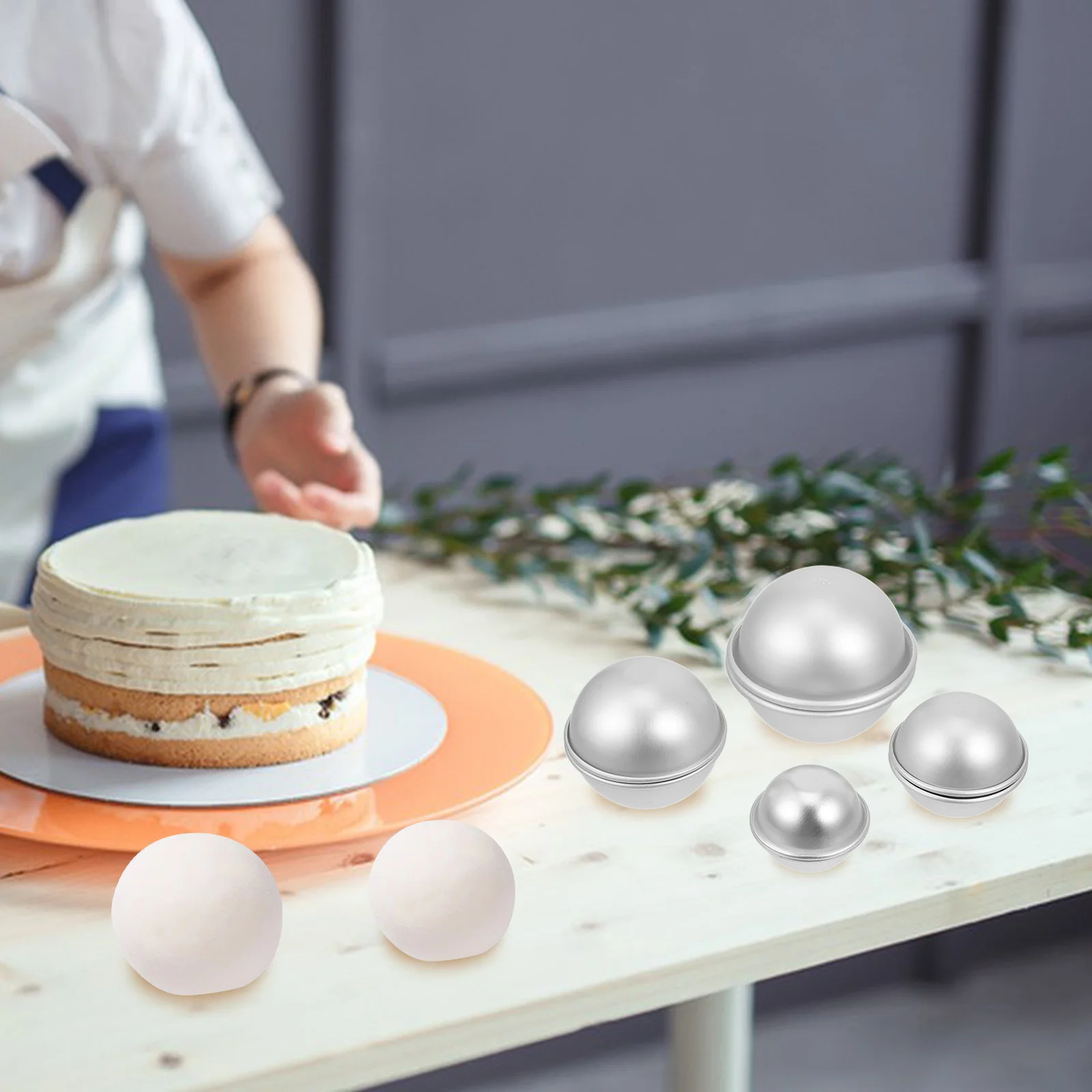 4 пары форм для соли ванн формовочные ванны изготовления мыла полукруг из