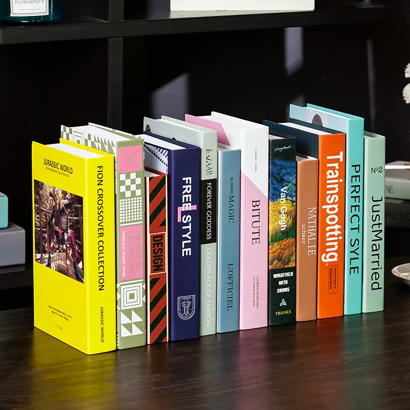 Современная поддельная книга для путешествий декоративная имитация книги