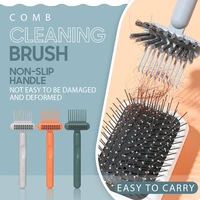 home hair comb cleaning brush 2 in1 comb cleaning claw tool salon barber shop cleaning hair airbag comb cleaner edge brush