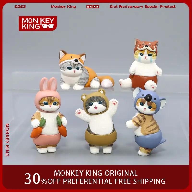 Фигурка кошки Mofusands панда кролик экшн-фигурка аниме перекрестная одевающаяся