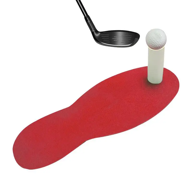 

Golf Hitting Mat Little Feet Design Compact Golf Mats Golf Practice Hitting Mat For Indoor/Outdoor Practice Golf Hitting Pad