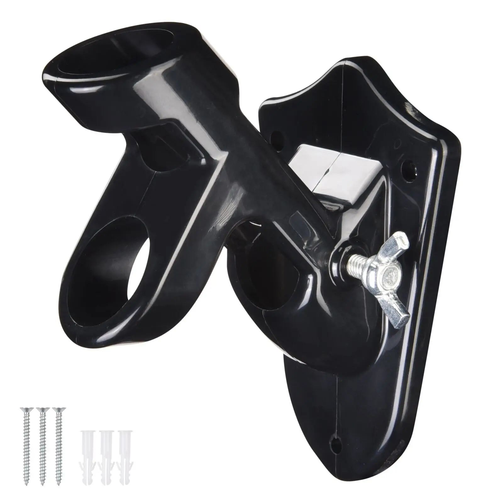

Wall Mount Flagpole Holder Stand Universal Pole Holder 7.3 X 12.5 X 9.5 CM