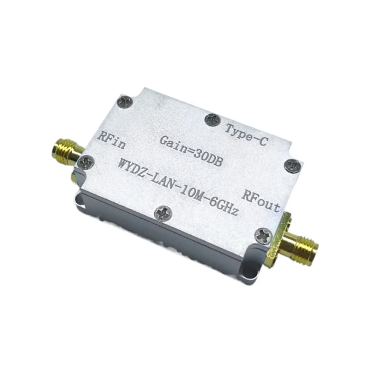 

10M-6GHz Low Noise Amplifier Gain 20DB High Flatness LNA Amplifier RF Signal Driver Receiver Front End