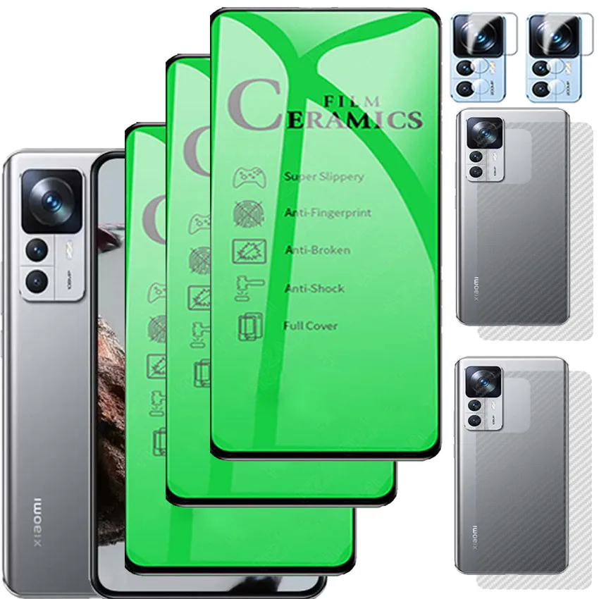 

HD Ceramic Glass For Xiaomi 12T Pro Screen Protector Mi 12T Pro Camera Film Xiaomi 12S Ultra Front Film Xiami 12 S Pro Soft Glass Xaiomi 12 T Pro Accessories Mi12T Anti-finger Film Xiaomi Mi 12T Pro Mica Pelicula