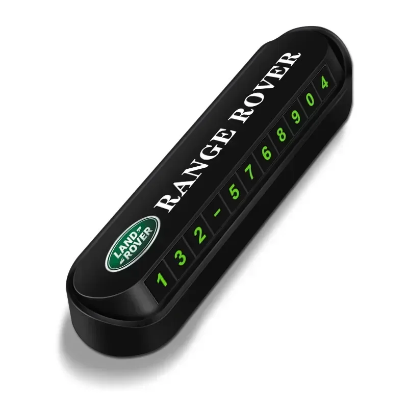 Автомобильная временная парковочная карта с номером телефона наклейка на номер