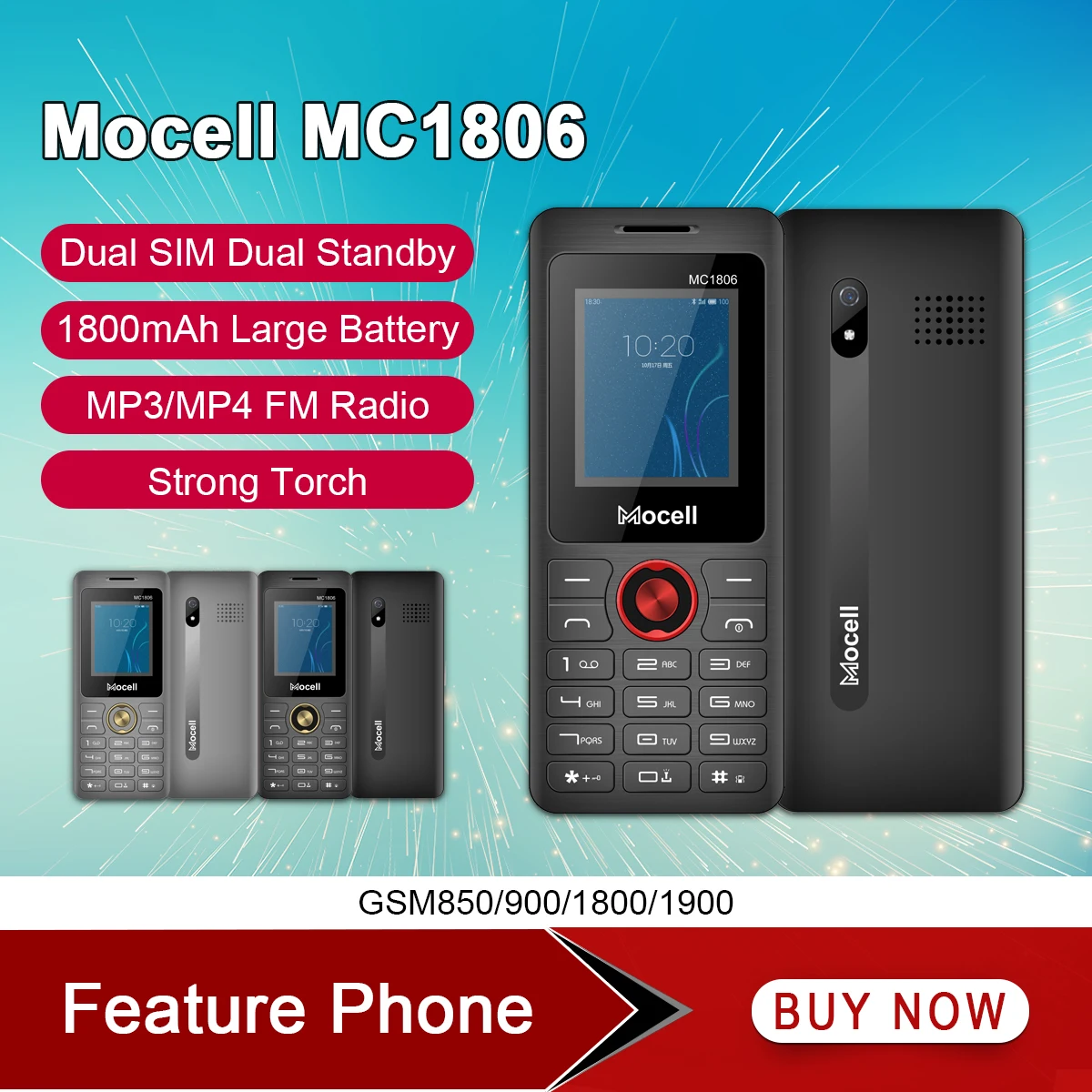 Мобильный Телефон Mocell MC1806 С Экраном 1 77 Дюйма