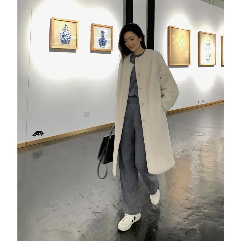 Рисунок 4 - Женская Модная дубленка из овечьей шерсти