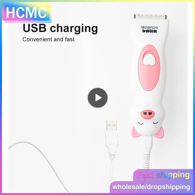 

Детский водонепроницаемый триммер для волос, профессиональная перезаряжаемая машинка для стрижки волос, детское Зарядное устройство USB, водонепроницаемые керамические машинки для стрижки волос