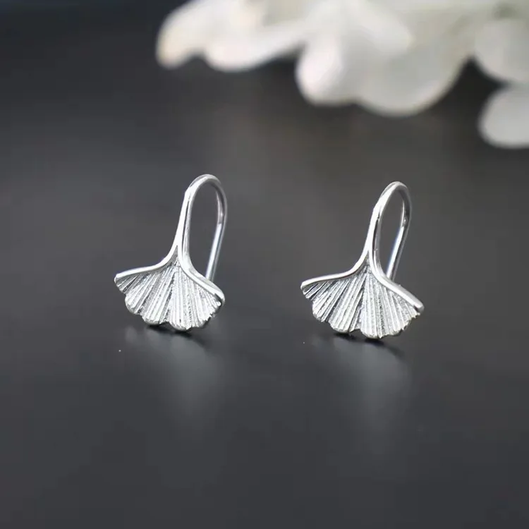 Корейские оригинальные дизайнерские серьги в виде листьев для женщин роскошные