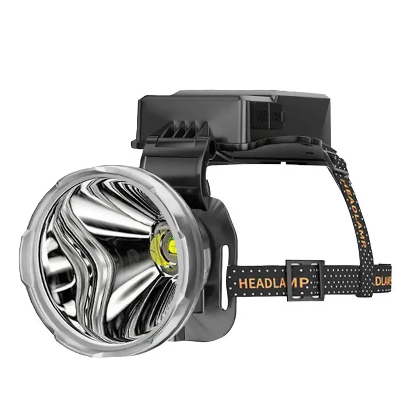 

Головная лампа на солнечной энергии, яркие светодиодные лампы для лба с регулируемыми углами, 3 режима освещения, 3000 мАч, срок службы батареи, водонепроницаемая, на солнечной батарее