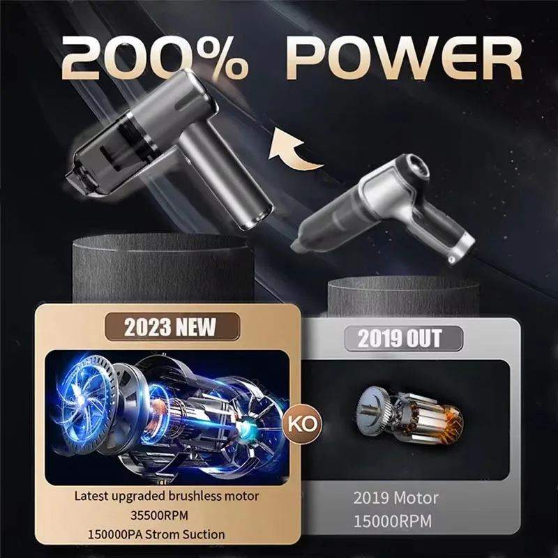 Автомобильный пылесос Xiaomi Mijia 4 в 1