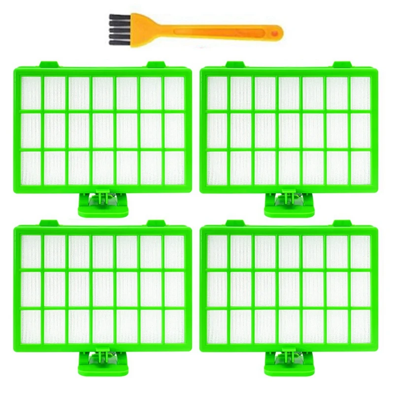 

4 Pack Washable HEPA Filter For Rowenta ZR0037 R02033 RO2052 Vacuum Cleaner Accessories