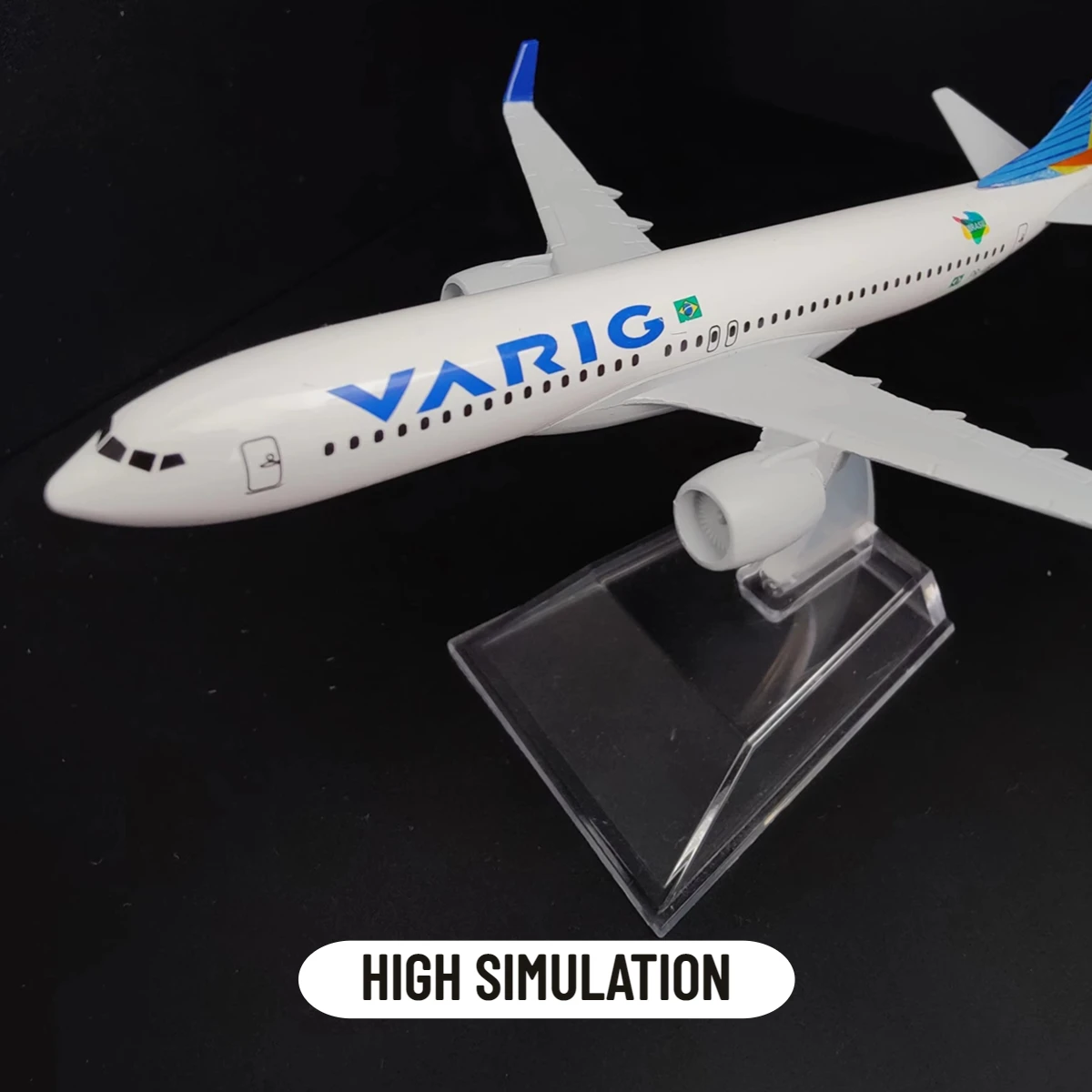 1:400 масштаб бразильские авиалинии Varig Boeing 737 модель самолета сплав авиация