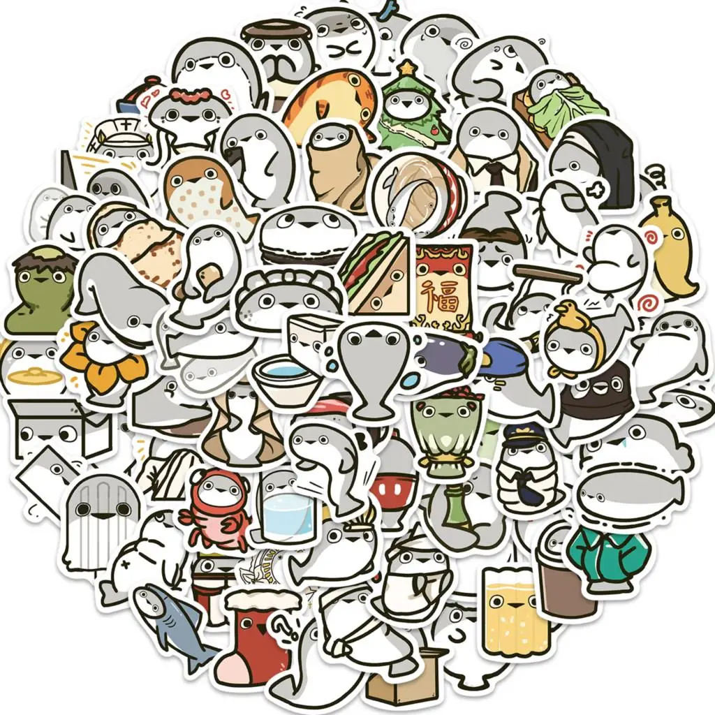 80 шт. водонепроницаемые наклейки для скейтборда багажа