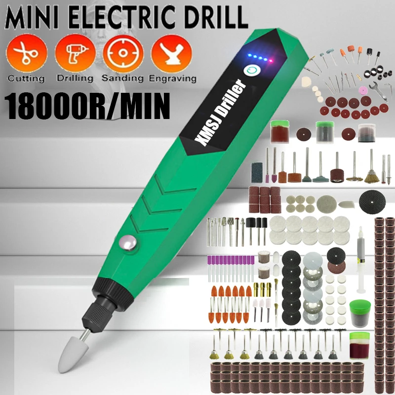 18000rpm Adjustable 3 Speeds Electric Grinder Mini Drill Rot